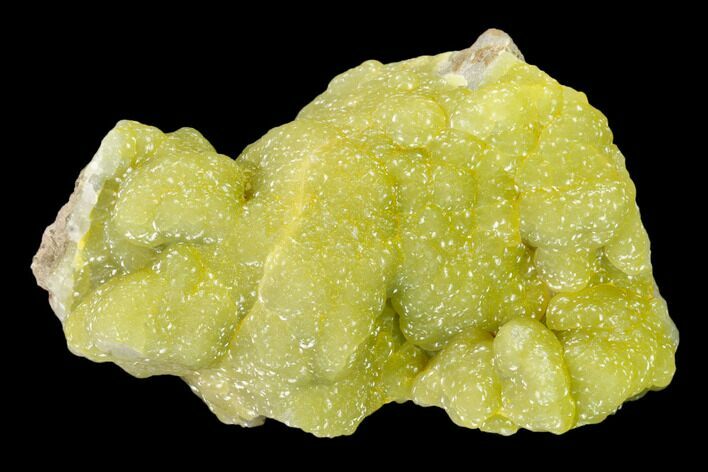 Sparkling, Botryoidal Yellow-Green Smithsonite - China #161525